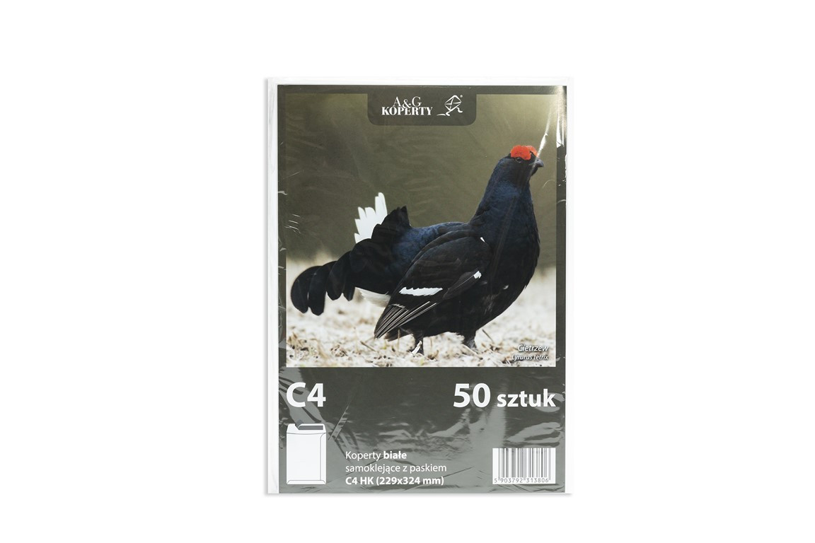 Koperta C4/50szt. HK biała